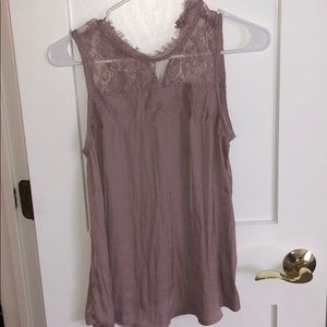 Pink Lace Tank